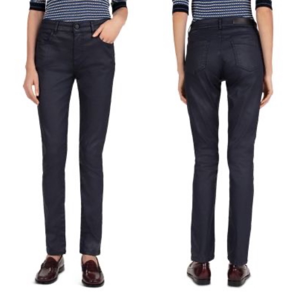 Gerard Darel Coated Pants in Blue
